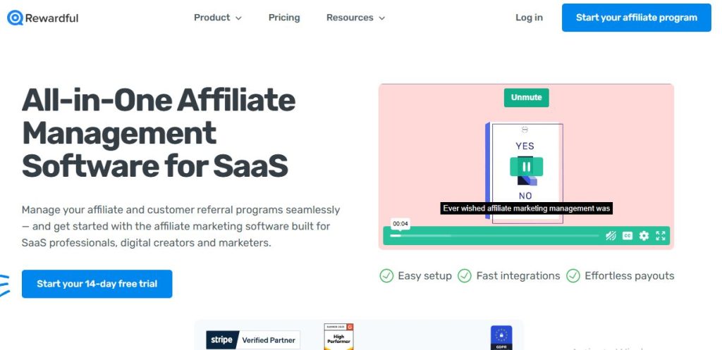 Rewardful Affiliate Software