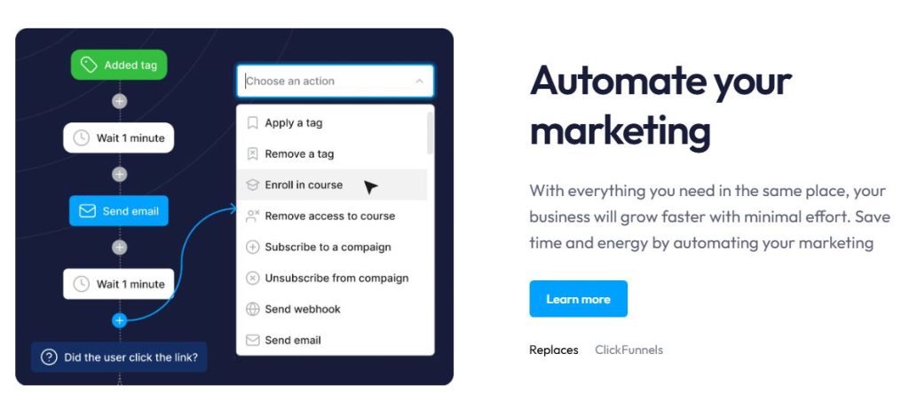 Systeme io marketing Automation review