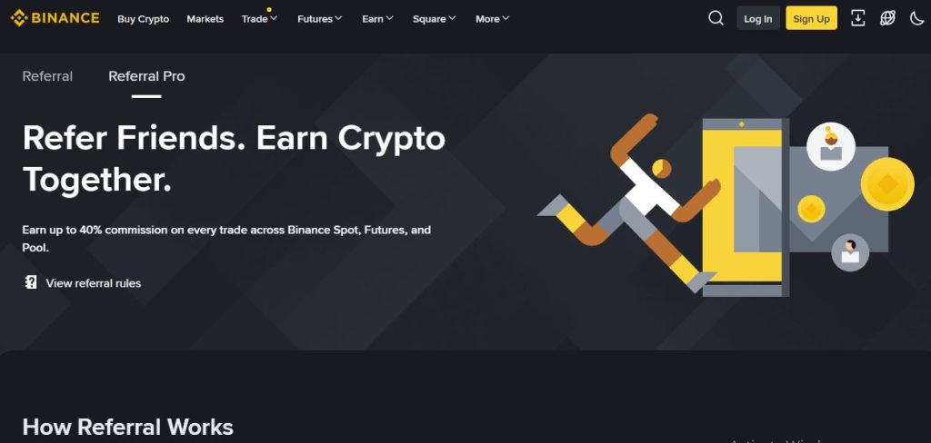 Binance affiliate program