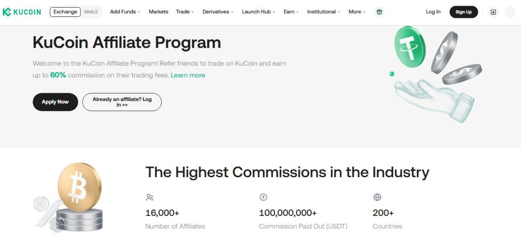 Kucoin Affiliate program