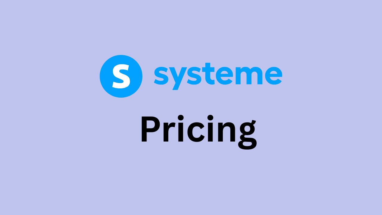 Systeme io Pricing