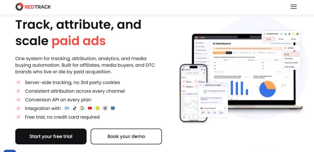 RedTrack — Best tracking software for Specific Funnel Structures