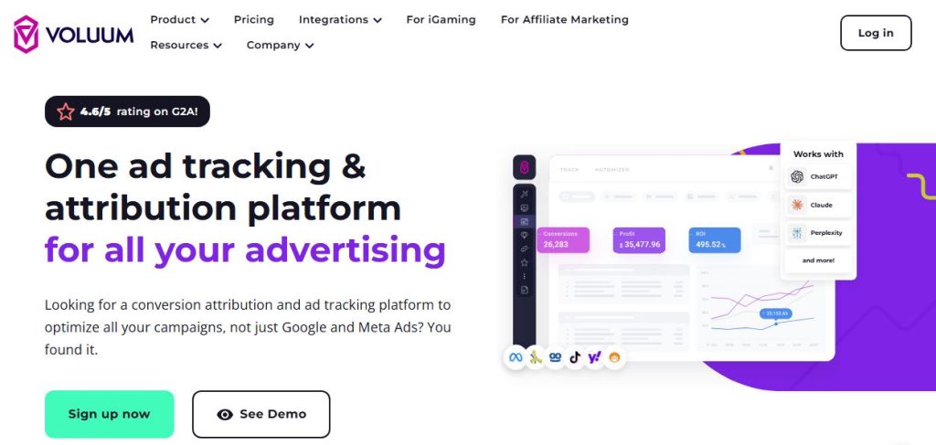 Voluum — Best funnel tracking software for AI-Powered Traffic Distribution