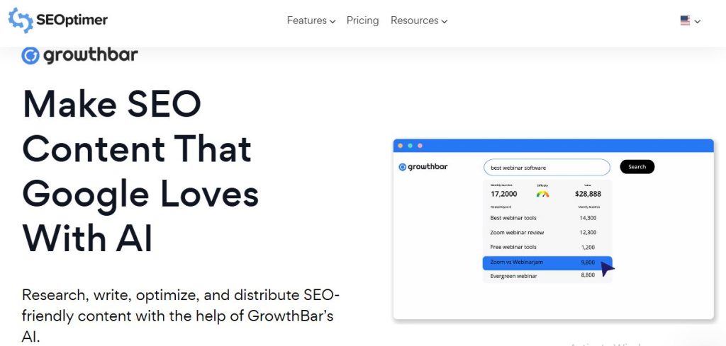 Growthbar by Seoptimer