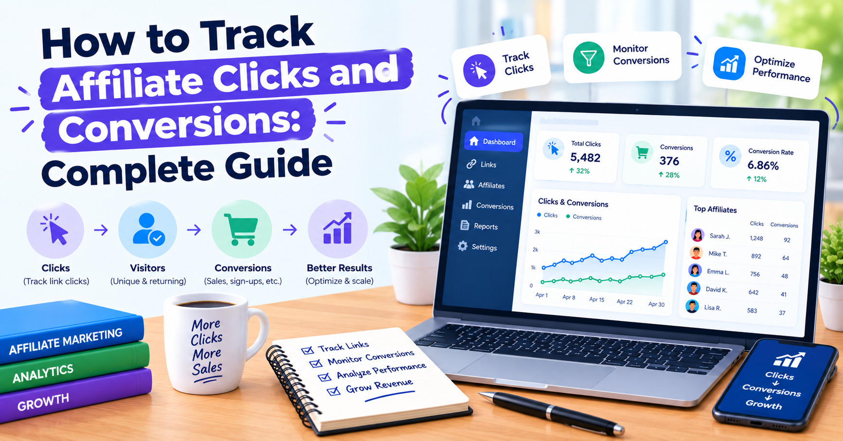 How to Track Affiliate Clicks and Conversions