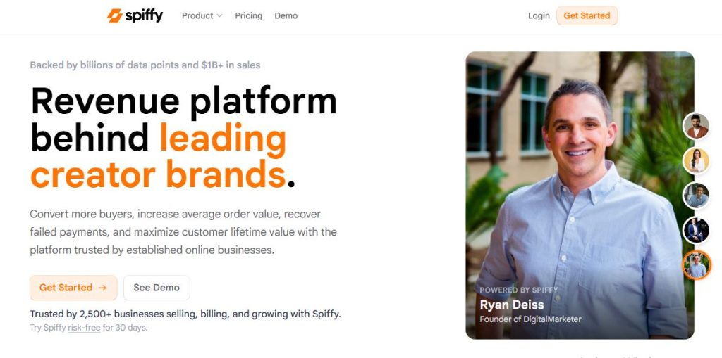 Spiffy homepage