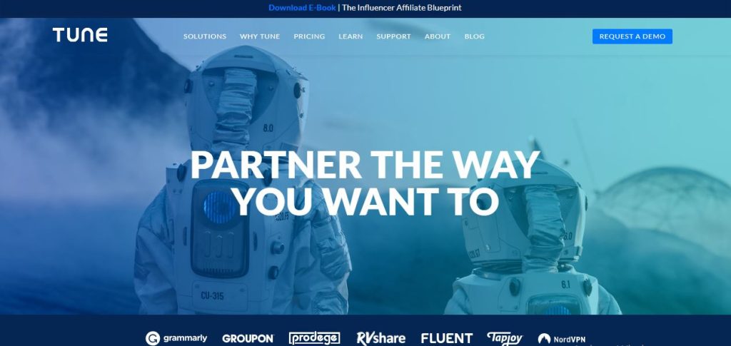 Tune Affiliate software