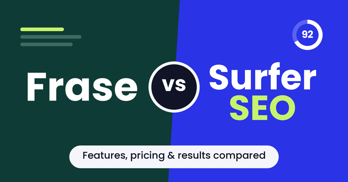 Frase vs Surfer SEO