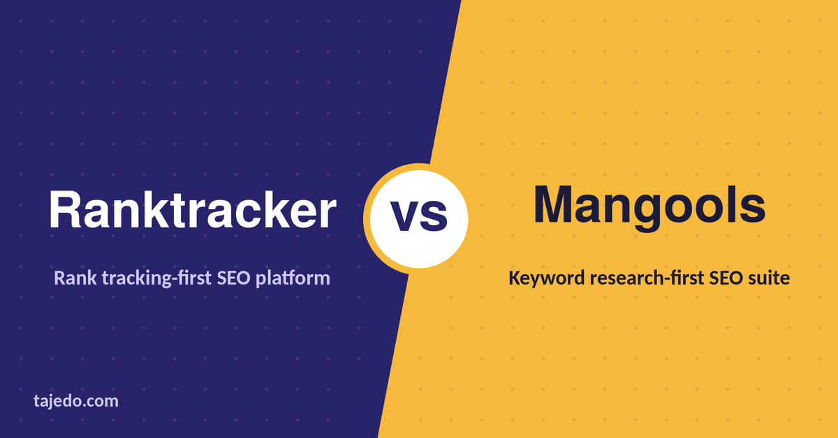 Ranktracker vs Mangools
